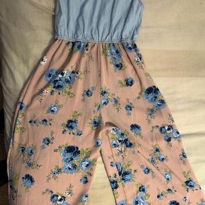 Girls dressy pantsuit romper